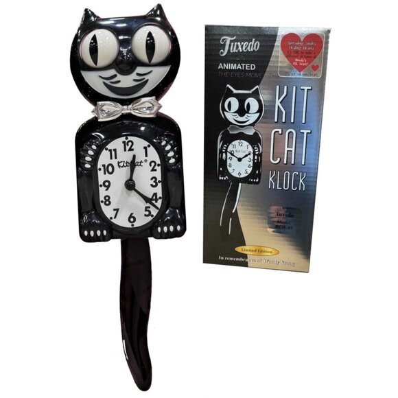 Commemorative Edition Tuxedo Kit-Cat Klock Clock - Picture 3 of 4